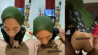 Bokep Di Sepongin Bini Jilbab Lanjut Doggy