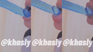 Bokep @khasly sange sepongin dildo gede
